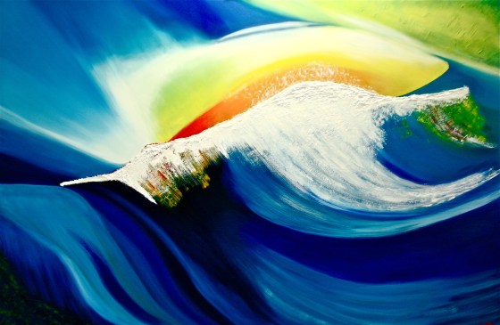 Kraft - Öl auf Leinwand 150 x 200